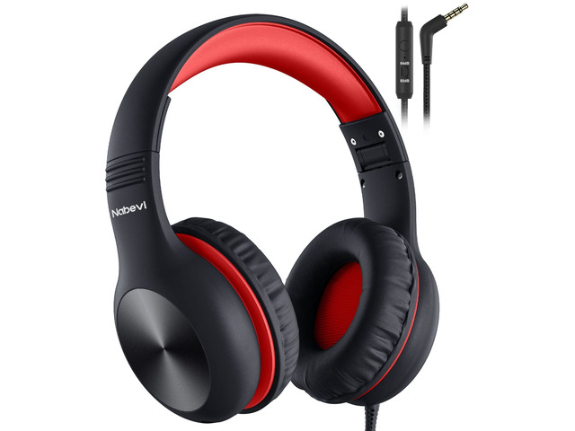 Headphones for Kids for School, Kids Headphones with Microphone, Sharing Function, 85dB/94dB Safe Volume Limit, HD Sound, Over Ear Kid Headphone...
