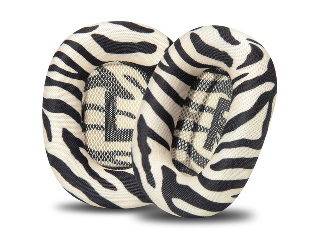 PadZ Max - Ear Cushions for AirPods Max 1 & 2 Made by Wicked Cushions Soft Fabric, Enhanced Comfort & Unique Style Zebra