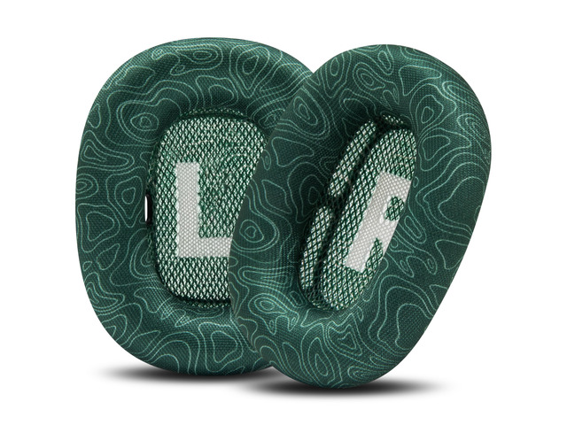 PadZ Max - Ear Cushions for AirPods Max 1 & 2 Made by Wicked Cushions Soft Fabric, Enhanced Comfort & Unique Style Emerald Tide