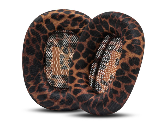 PadZ Max - Ear Cushions for AirPods Max 1 & 2 Made by Wicked Cushions Soft Fabric, Enhanced Comfort & Unique Style Leopard