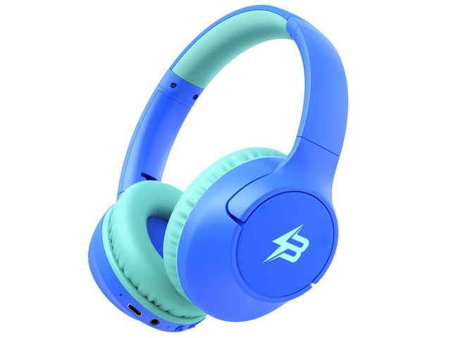 Kids Bluetooth Headphones, 85H Playtime for Toddler Boys (Azure No LED) Over Ear Wireless Headphones for Kids, 85/94dB Safe Volume Limit, Bluetooth...