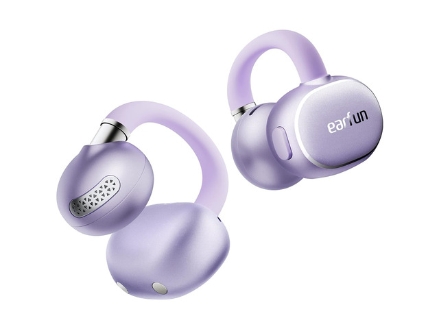 Clip 2 Open Ear Earbuds, Clip On Headphones, AI Translation Earbuds LDAC, Hi-Res Audio, Bluetooth 6.0 for Running, Workout, 12mm Titanium Driver, 4...