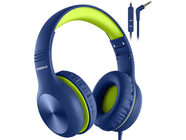 Headphones for Kids for School, Kids Headphones with Microphone, Sharing Function, 85dB/94dB Safe Volume Limit, HD Sound, Over Ear Kid Headphone...