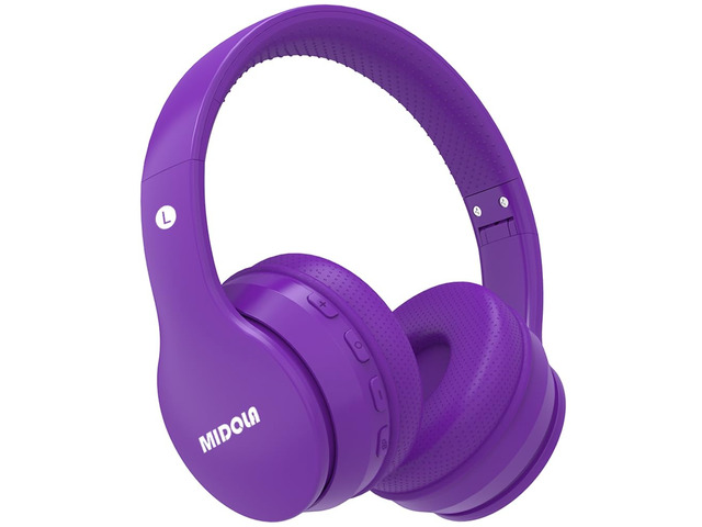 Kids Bluetooth Headphones Wireless 68 Hours,Safe Volume Limit 85/94dB Adjustable Headband Foldable Over-Ear Lightweight Headsets for Toddler Girls...