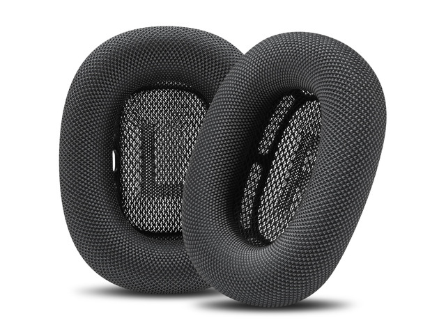 PadZ Max - Ear Cushions for AirPods Max 1 & 2 Made by Wicked Cushions Soft Fabric, Enhanced Comfort & Unique Style Space Grey