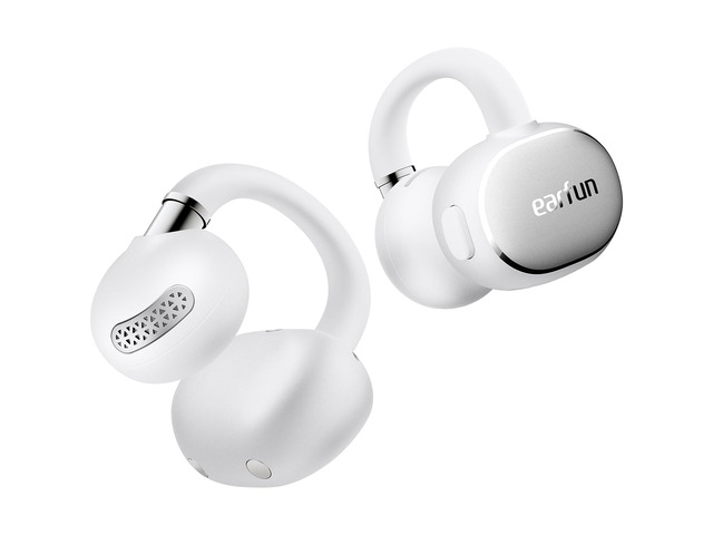 Clip 2 Open Ear Earbuds, Clip On Headphones, LDAC, Hi-Res Audio, 12mm Titanium Driver, 4 Mics AI Clear Call, AI Translation Earbuds, Secure Fit,...