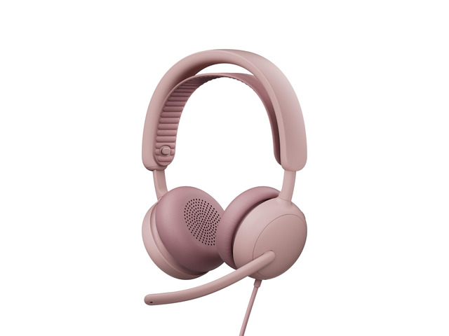 Zone Wired 2 Noise Canceling Headset with Adaptive Hybrid - Rose Noise-canceling, USB-C connection, USB-A adapter included