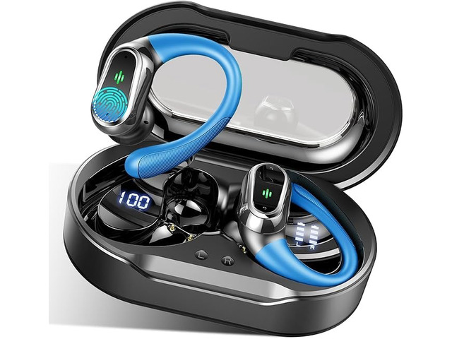 Wireless Earbuds, 2026 Bluetooth 5.4 Headphones, ENC Noise Canceling Mic 60Hrs+ Stereo Wireless Headphones, IP7 Waterproof Bluetooth Earbuds, Sport...