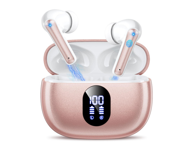 Wireless Earbuds, Hi-Fi Deep Bass Ear Buds, 48H Playtime In-Ear Headphones