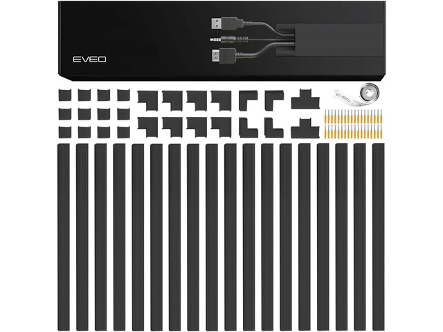 Cord Hider - 300 Cord Cover Wall Cable Hider, Cable Concealer, Wire Hiders for TV on Wall. Cable Management, Cord Hider Cable Raceway Wire Covers...