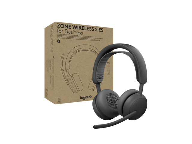 Zone Wireless 2 ES for Business Headset - Teams - Graphite Adaptive Hybrid ANC, Bluetooth, USB-C & USB-A, Microsoft Teams Certified, ideal for...
