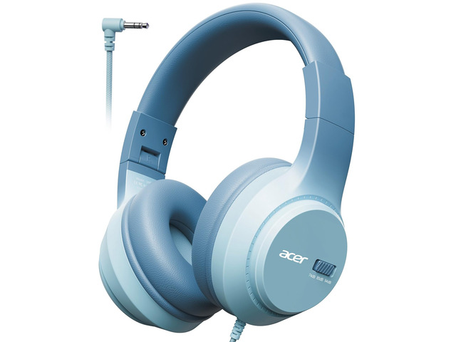 Kids Headphones, 74/85/94dB Volume Limiter, Foldable Wired Over Ear Headphones for Travel, 3.5mm Jack, Toddler Headphones for School, iPad,...