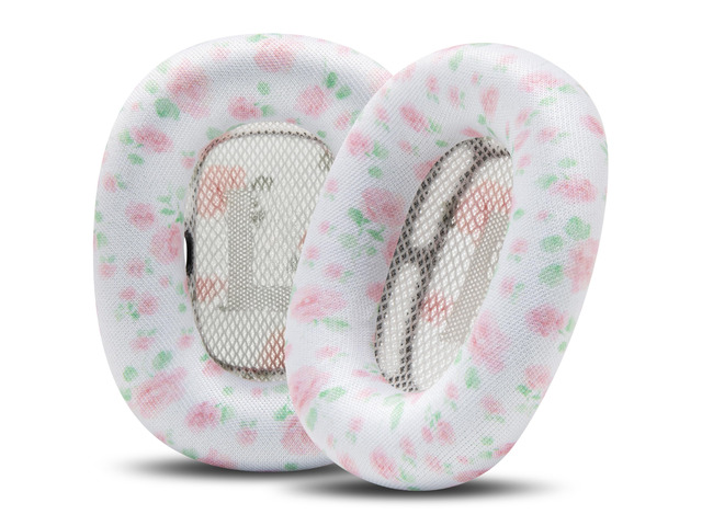 PadZ Max - Ear Cushions for AirPods Max 1 & 2 Made by Wicked Cushions Soft Fabric, Enhanced Comfort & Unique Style Floral