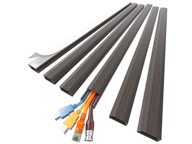 Cord Hider, Large Cord Covers for 3-4 Wires on Wall, 85in Cable Hider, Easy Set up Wire Hiders Wire Covers for Cords on Wall, TV Cable Cover...