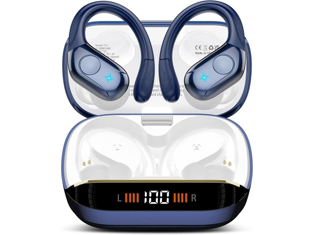 Wireless Earbuds,75Hrs Bluetooth 5.4 Headphones, Deep Bass Stereo Bluetooth Earbuds with ENC Noise Canceling Mic, Wireless Earphones IP7 Waterproof...