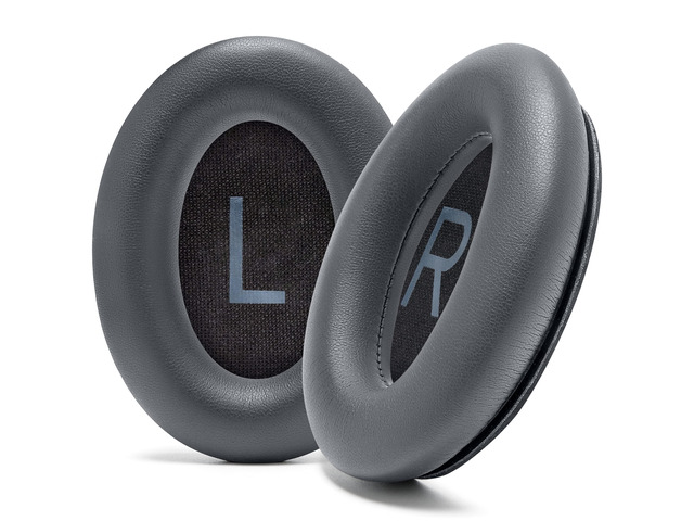 PadZ QC45 - Earpads for Bose QuietComfort 45, QC SE & QC Wireless Made by Wicked Cushions Extra Thick Cushions, Premium Durable Stitching Eclipse Grey