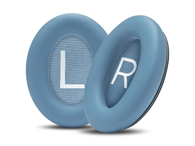 PadZ QC45 - Earpads for Bose QuietComfort 45, QC SE & QC Wireless Made by Wicked Cushions Extra Thick Cushions, Premium Durable Stitching Blue Dusk