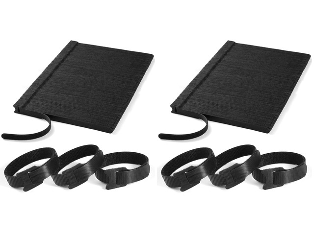 200 PCS 8 Inches Reusable Cable Ties Adjustable Cord Wraps, Cable Straps Hook & Loop Cord Organizer, Cable Management (Pack of 2)