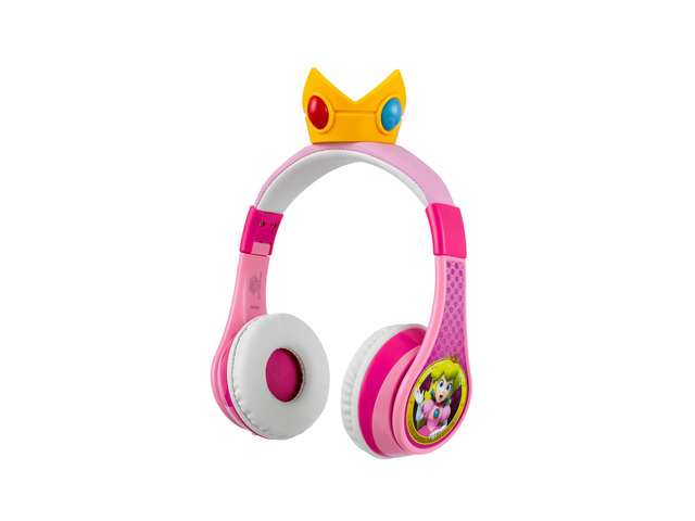 Princess Peach Bluetooth Headphones for Kids Wireless Headphones for School
