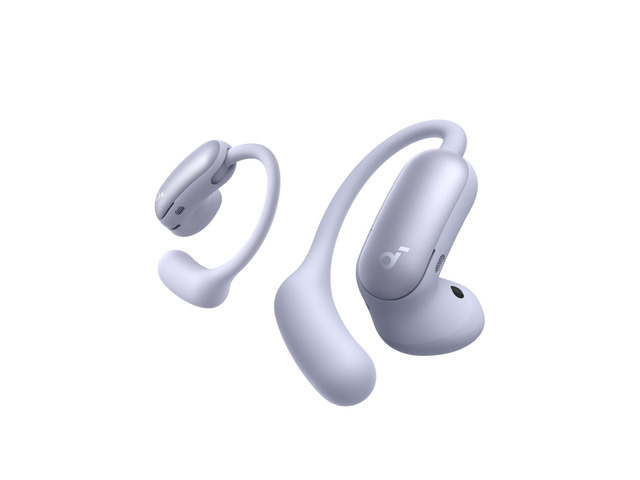 AeroFit 2 Pro by Anker Open Ear Earbuds Active Noise Cancellation Dual-Mode Earbuds, Semi-in-Ear ANC, Adjustable Hooks, Hi-Res, LDAC, 4-Mic AI...