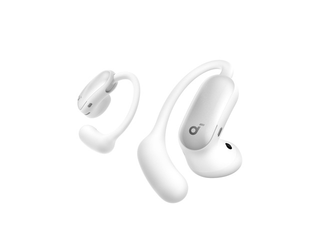 AeroFit 2 Pro by Anker Open Ear Earbuds Active Noise Cancellation Dual-Mode Earbuds, Semi-in-Ear ANC, Adjustable Hooks, Hi-Res, LDAC, 4-Mic AI...