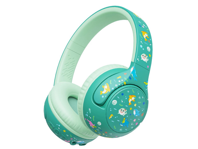 BTH27 Toddler Headphones for 2+ Year Old Baby Kids Travel Study SafeSound Tech3.0, 74H Playtime, Bluetooth 5.4, BPA Free, Aux, Soft Baby...