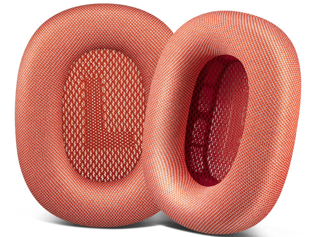Ear Cushions for AirPods Max 1 & 2 Replacement EarPads Ear Pads Cups Covers with Durable Mesh Fabric, Softer Foam Color