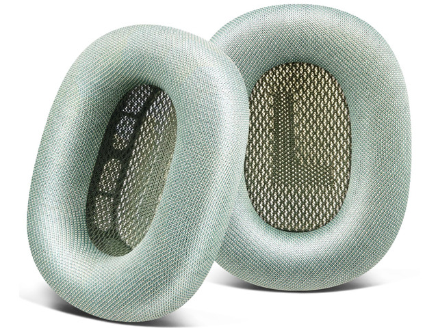 Ear Cushions for AirPods Max 1 & 2 Replacement EarPads Ear Pads Cups Covers with Durable Mesh Fabric, Softer Foam Color