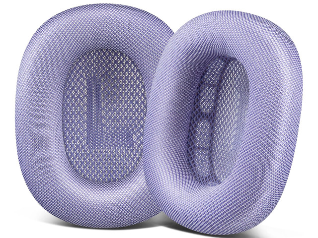 Ear Cushions for AirPods Max 1 & 2 Replacement EarPads Ear Pads Cups Covers with Durable Mesh Fabric, Softer Foam Color