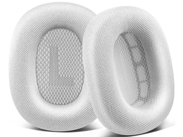 Ear Cushions for AirPods Max 1 & 2 Replacement EarPads Ear Pads Cups Covers with Durable Mesh Fabric, Softer Foam Color