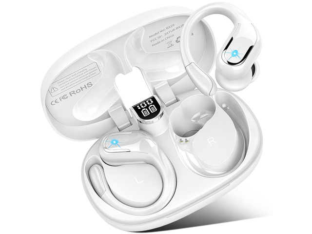 Wireless Earbuds, 75Hrs Bluetooth 5.3 Headphones Sport,Bluetooth Earbuds ENC Noise Canceling Mic, Bass Stereo Wireless Earphones IP7 Waterproof...