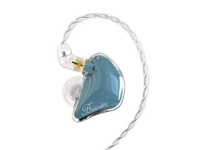 Bmaster Triple Drivers in Ear Monitor Headphone with Two Detachable Cables Fit in Ear Suitable for Audio Engineer, Musician (Blue)