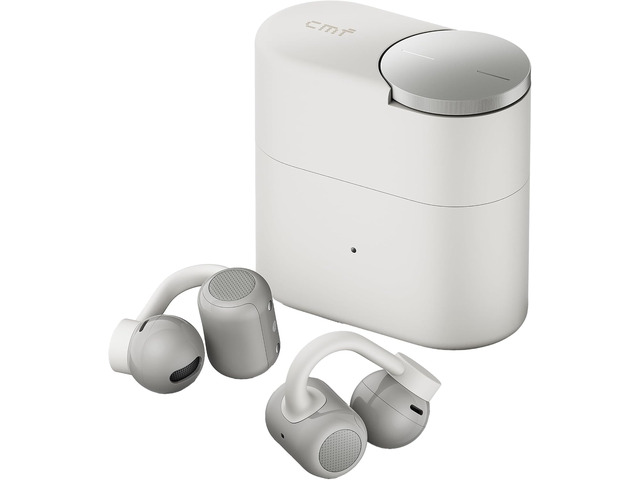 Clip Pro, Hi-Res Open Ear Wireless Bluetooth Headphones, Light Grey Clip On Earbuds with Ultra-Lightweight Design, Comfortable Fit, Sweat...