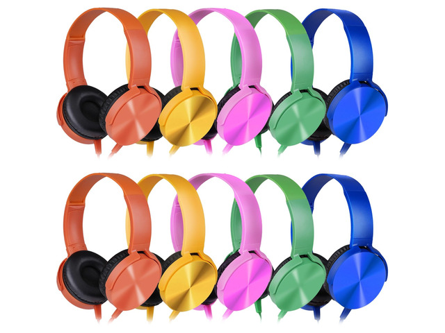 Classroom Headphones Bulk 10 Pack Multi Color for Kids School Students, Wholesale Class Set Durable Earphones for Children Toddler Teens Boys Girls...