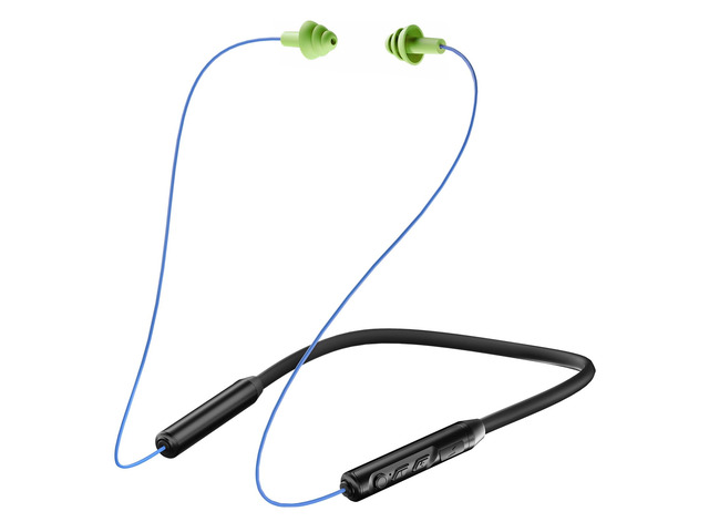 Bluetooth Earplug Headphones, Neckband Wireless Earbuds earplugs-29db Noise Reduction isolating in-Ear earplug Earphones with Controls,IPX6...
