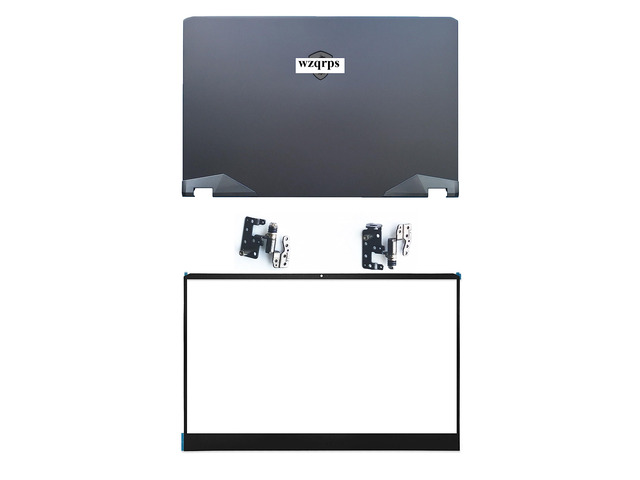 wzqrps Replacement Laptop LCD Cover Back Rear Top Lid with Hinges and Front Bezel Frame for MSI 9S7-17K314 GE76 GP76 Raider 11UG/11UH/11UE(MS-17K3)...