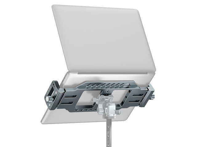 Laptop Tripod Mount with 1/4' & 3/8' Screw Holes, Arca Swiss Plate, Rubber Pad for Secure Laptop Holding Works with Tripod Head for...