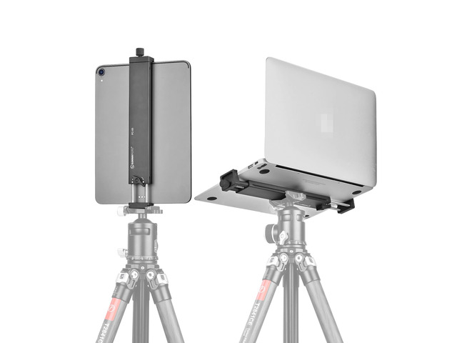 SUNWAY PC-05 Universal Big Laptop Stand for Arca Swiss Tripod, Laptop Holder for MacBook pro, Tablet Mount for Pad, Tripod Pad Adapter