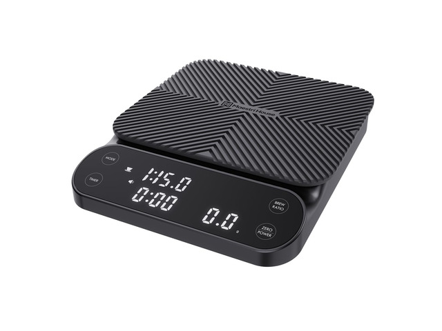 Maestri House S3 Pour Over Coffee Scale with Timer, 3kg/0.1g Coffee Scale with 3 Brew Modes, Adjustable 1:11:18 Ratios and Real-Time Flow Rate...