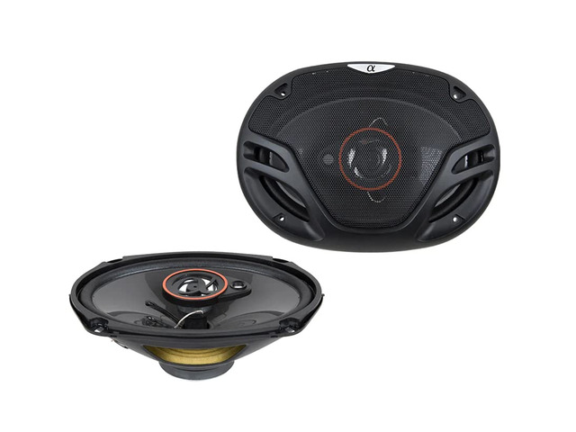 Alphasonik AS29 Loudspeakers 1 Pair of 6X9 500W Max 3-Way Speakers 4 Ohms Premium Quality Audio Door Speakers for Car or Truck Stereo Sound System