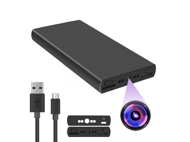icamdoor Security Camera, Hidden Spy Camera, 1080P Nanny Cam, No WiFi Portable, 10,000mAh Long Battery, Indoor/Outdoor Surveillance, Night...