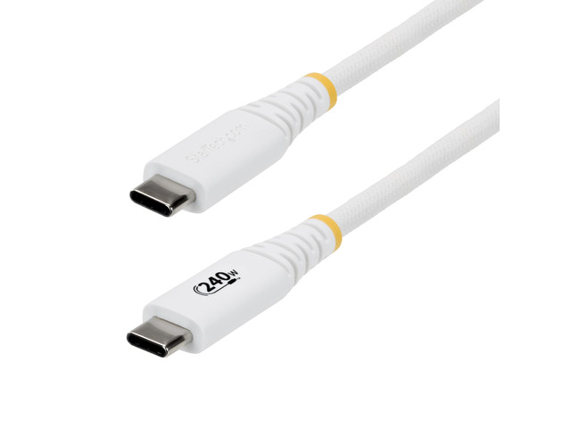 3ft/91cm USB-C to USB-C Charging Cable (S2CEPR3FW-USB-CABLE) USB-IF Certified, 240W 5A PD EPR, USB 2.0 480Mbps, Ultra-flexible, 2.0 Laptop,...
