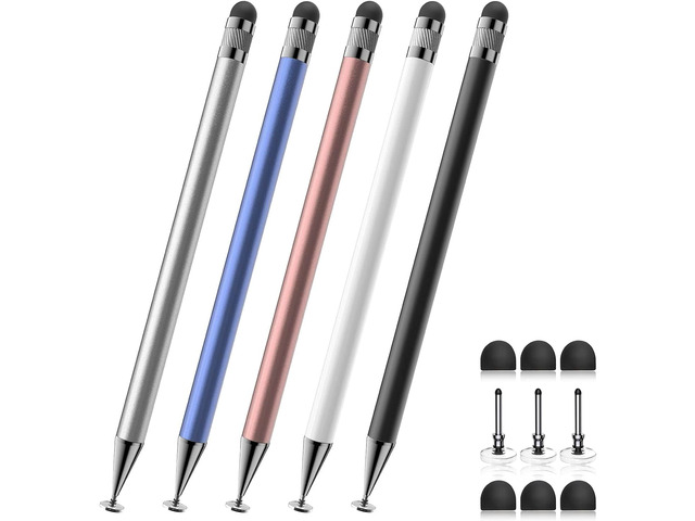 CORE TECH Premium Stylus Pen for Cell Phones, High-Precision Touch Screen, Universal Design, Lightweight and Durable for Daily Use, 5-Pack,...