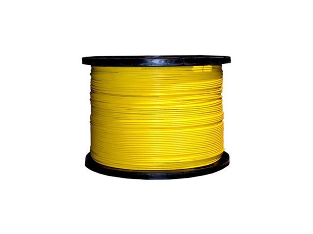 Offex Bulk Zipcord Fiber Optic Cable, Singlemode, Duplex, 9/125, Riser Rated, Spool, 1000 foot - Yellow