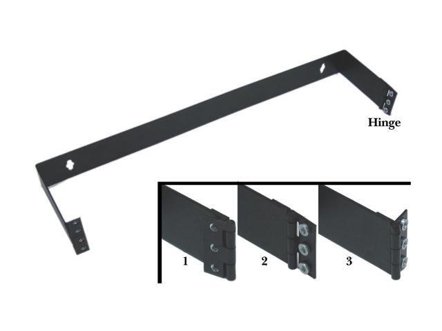1 Unit Patch Panel Hinged Wall Bracket, 1.75' (H) x 19' (W) x 4' (D)