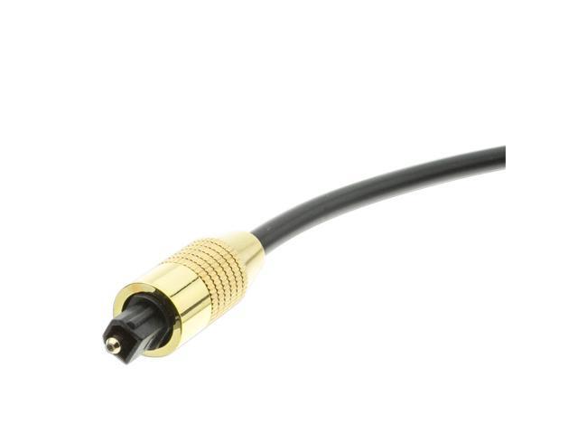 Premium Grade Digital Audio Toslink Fiber Optic Cable 5mm, 25 foot