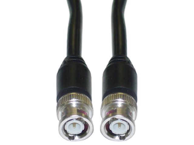 Cable Wholesale BNC - BNC RG59/U Coaxial Cable 12 ft - Black (Solid Core)