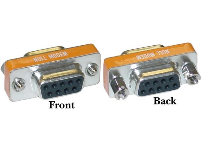 Mini Null Modem DB9 Female / DB9 Female, Adaptor