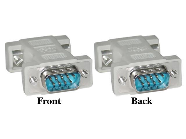 Cable Wholesale DB9 Male / DB9 Male, Null Modem Adaptor / Mold