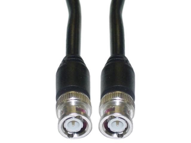 Cable Wholesale BNC - BNC RG59/U Coaxial Cable 25 ft - Black (Solid Core)